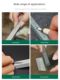 Nanshan Oil Stone 20*20*200mm Green Silicon Carbide Jade Whetstone Polished Fine Grinding Square Oil Stone Stick