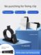 No hole-free gas pipe fixing snap tile on the wall 4-division water pipe fixer snap sticking PVC pipe clamp wire card
