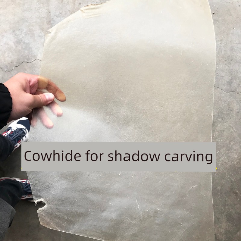 Leather Shadow DIY Carving Raw Material Cowhide Raw Cowhide 0.6mm1mm Thickness Cowhide In Stock