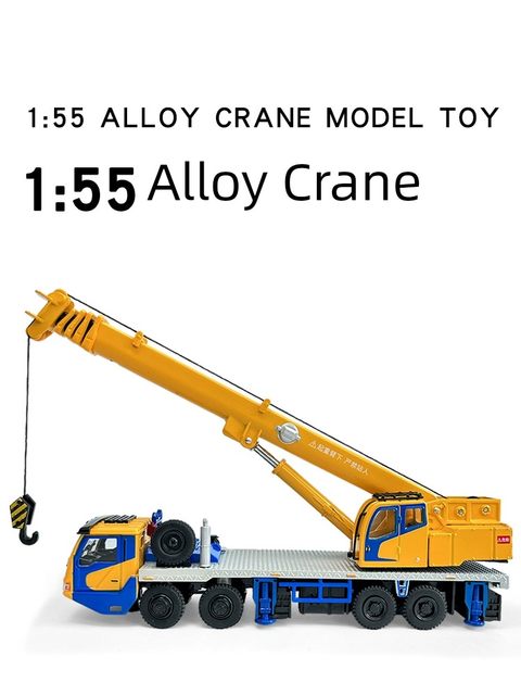 Kaidiwei alloy engineering vehicle model 1 55 heavy duty crane large crane car toy vehicle original simulation vehicle