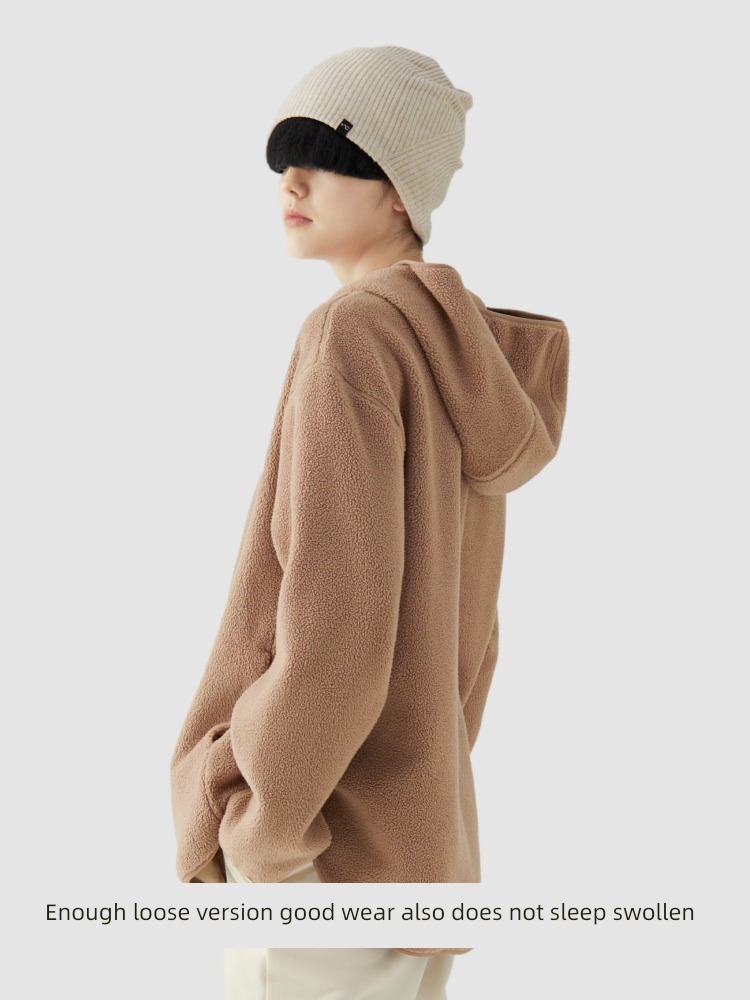 heat skin Women's money Fleece keep warm ventilation Hooded Sweater