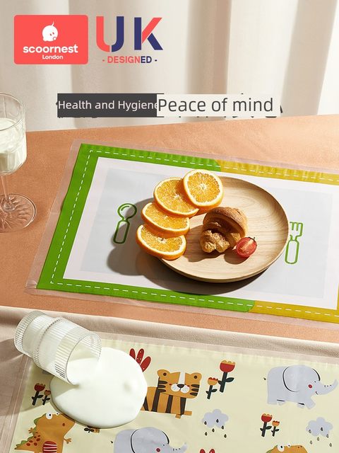 Kechao disposable placemat portable baby table mat oilproof waterproof children dining chair dining table mat table cloth