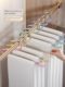 Jiabangshou Rainbow Design Home Anti-Slip-Free Men and Women Goose-shaped Trouser Rack Stainless Steel Clothes Rack Storage Artifact