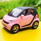 Simulated Mercedes-Benz smart alloy car model cute cartoon mini children's toys gift baking sound and light