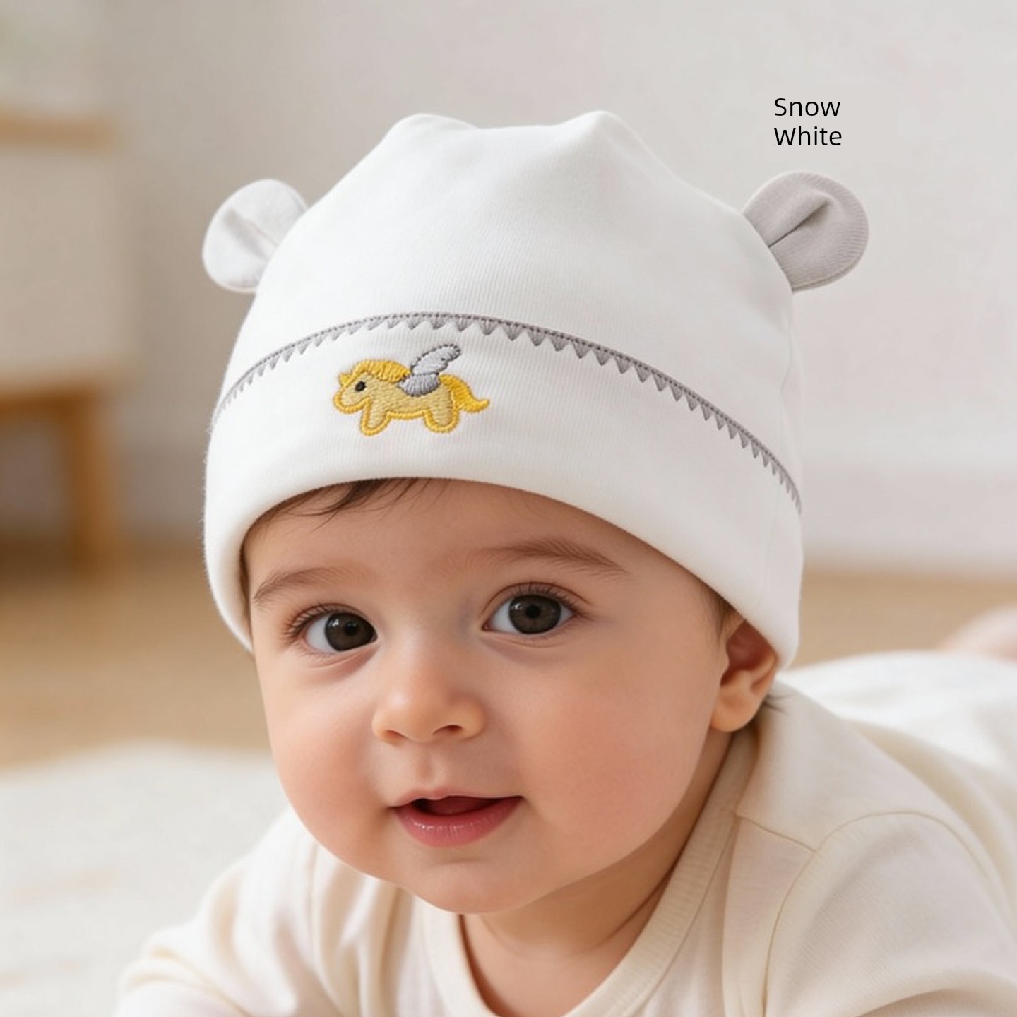 Pregnant and Newborn Baby Hat 0-12 Months, Newborn Baby Protective Cap, Double-Layered, Spring, Summer, Autumn, Winter, Pure Cotton, Class a — 1