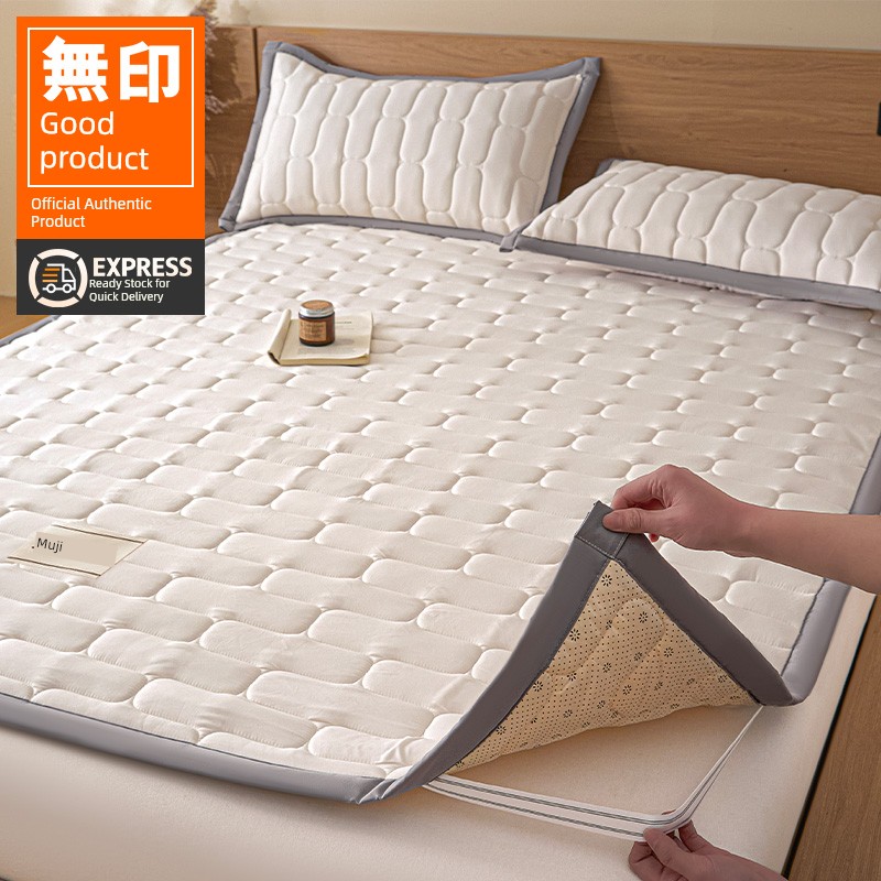 Muji Xinjiang Cotton Mattress Thin Mattress Cover Non-Slip All-Cotton Bed Protector Single Dormitory Floor Mat