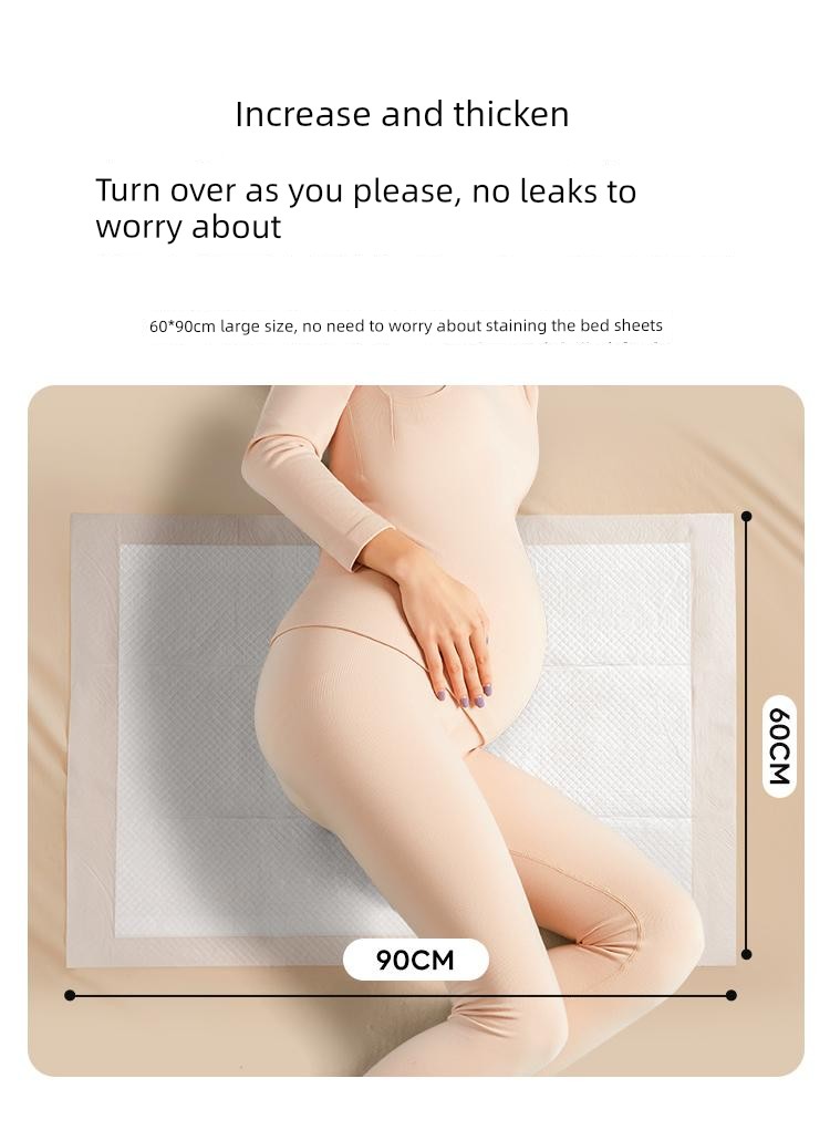 Jq Jingqi Maternity Postpartum Pad, Special for Pre and Postpartum Use, Extra Large Size Diaper Pad, Disposable Nursing Pad 60*90cm — 5