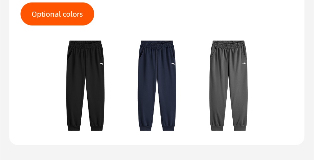 Anta Kidsren's Clothing Boys' Pants Spring and Autumn Quick-Drying Long Pants 2026 New Autumn Sweatpants Youth Sports Pants — 26