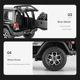 1/22 Jeep Wrangler Robinson alloy car model four-door version return sound and light toy off-road vehicle