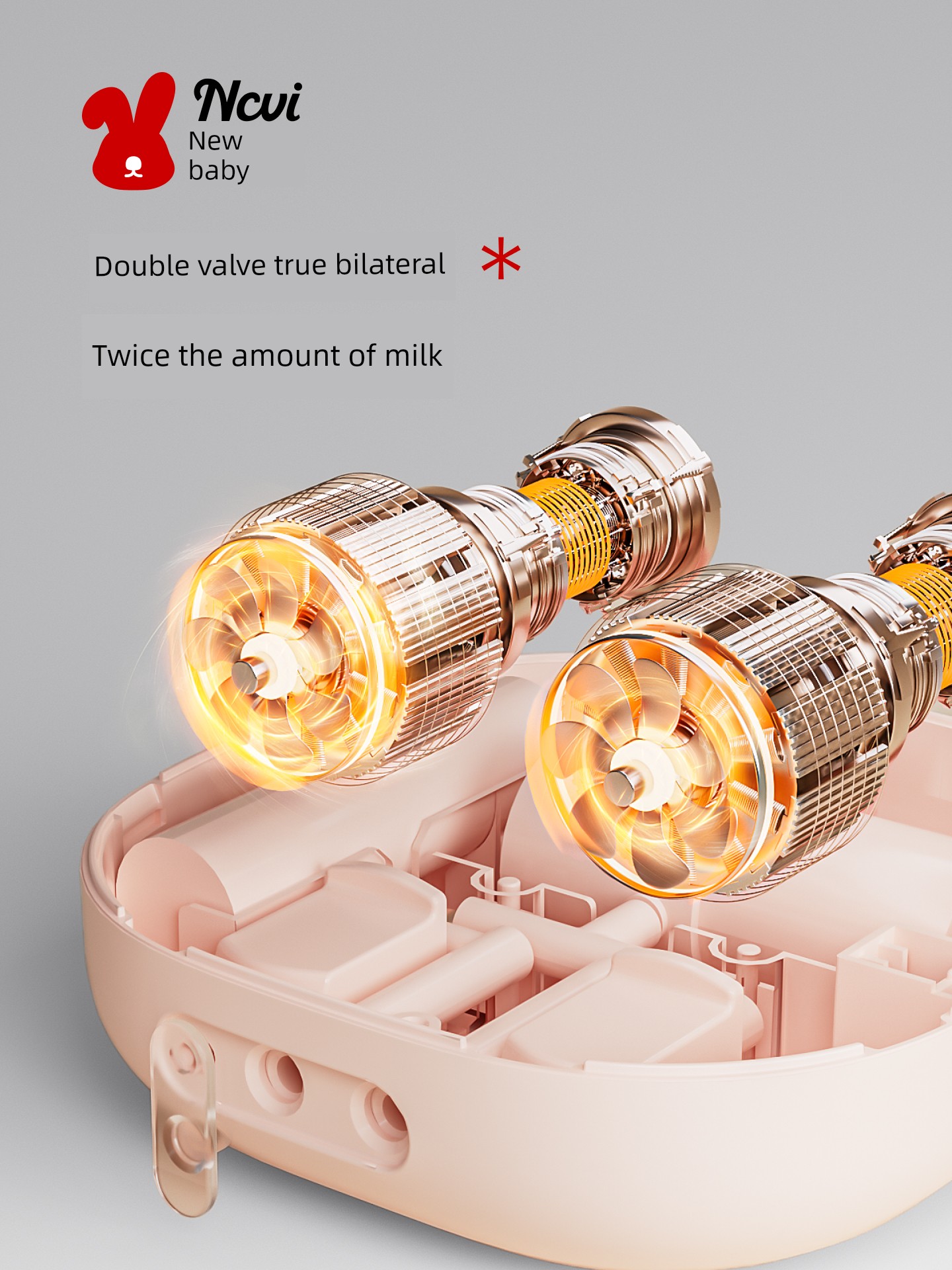 Xinbei Double-Sided Electric Breast Pump, Painless, Portable, Intelligent Frequency Conversion, Silent, Genuine, Fully Automatic, High Suction Power Breast Pump