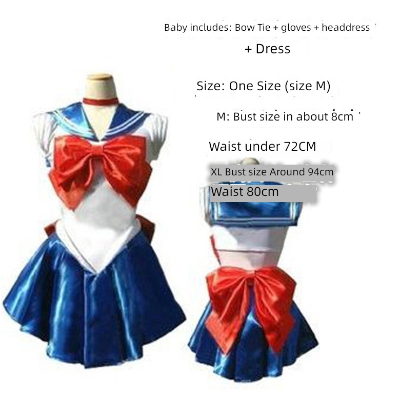 Sailor   Moon Sailor Moon COSPLAY clothes Tsukino Usagi adult female American War Water ice moon clothing