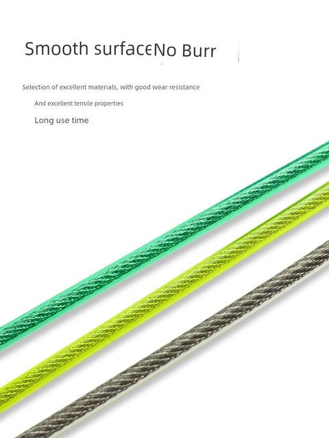 NHKING wire rope grinder rope stainless steel sling rope rigid wire hand-crank traction steel rope steel rope 4MM