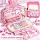 Little Pony Poly Pencil Bag Large Capacity Girls Cute High-Precision Pencil Box 2025 New Pencil Box Junior High School Student Pain Pack Multifunctional Multi-layer Storage Bag Primary School Student Transparent Pencil Bag Bar