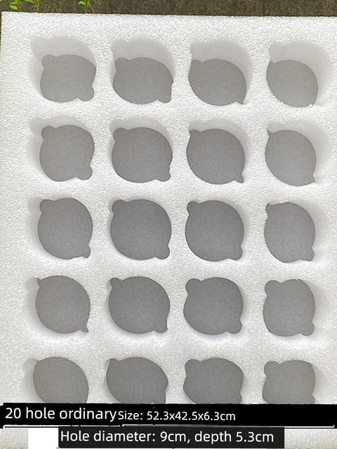 Jianzhan porcelain pearl cotton foam board teapot storage grid sponge bubble pad porcelain packaging film handling box