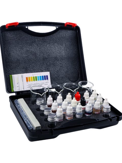 Nitrite ammonia nitrogen pH ph total alkalinity sulfide sulfide fish pond shrimp pond aquaculture water quality detection box