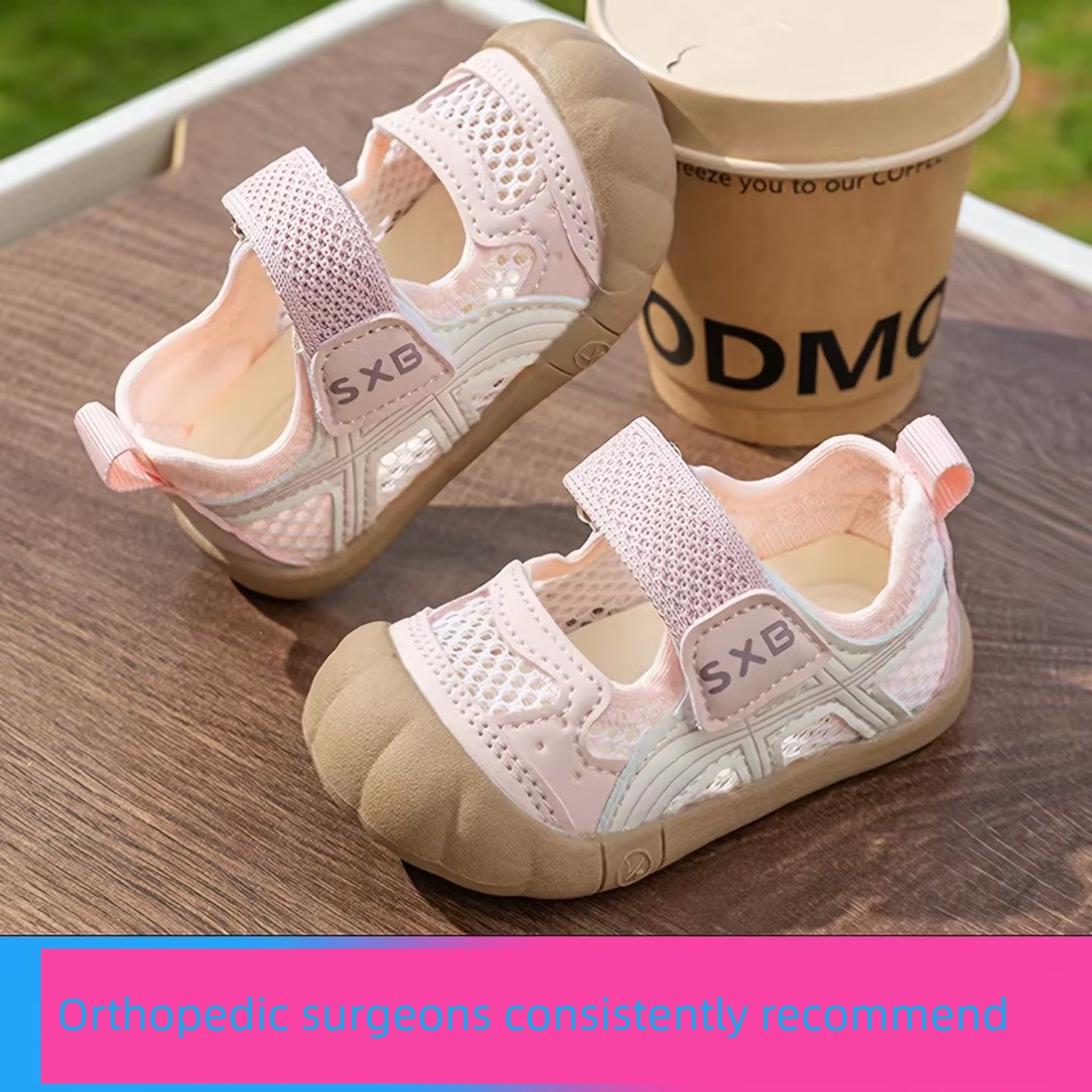 British Baby Girl Sandals 2 Years Old 2026 Summer New Style Girls' Soft-Soled Boys' Baby Mesh Sports Shoes Functional Shoes — 5