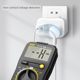 Deli multimeter digital high-precision anti-burn portable fully automatic intelligent multi-function electrician special universal meter