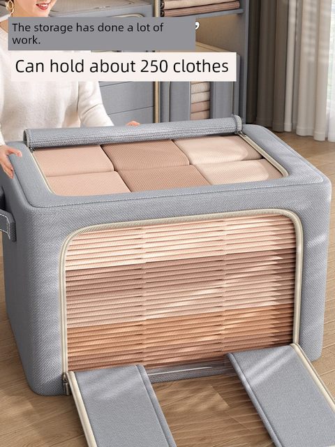 3个装 衣服收纳箱家用大容量衣柜装衣物棉被的箱子整理神器储物盒