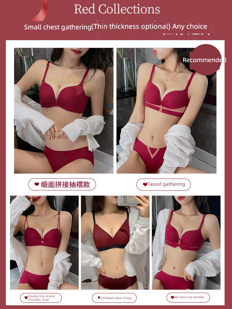gules Small chest Gather together marry bride Underwear underpants