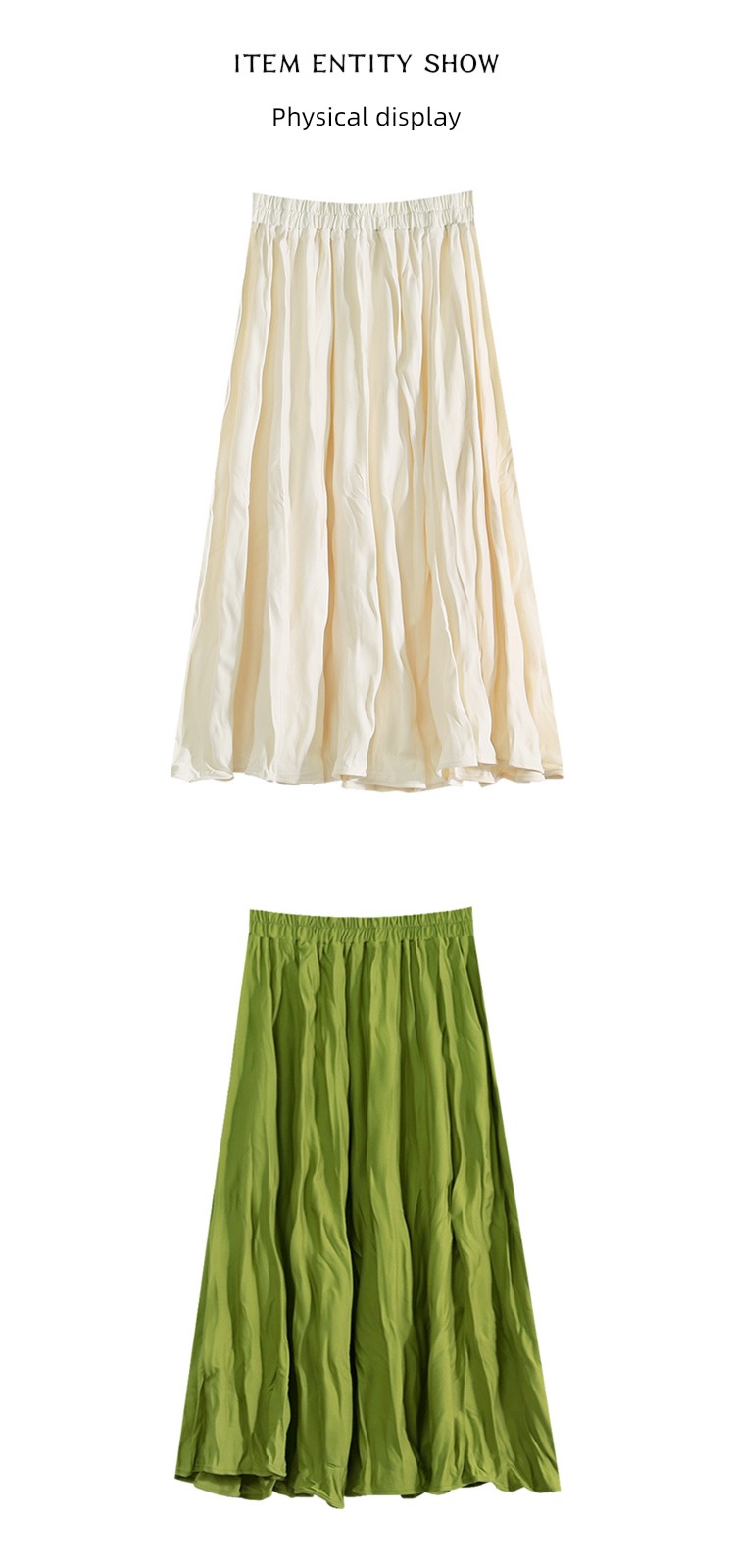 green fold little chap Slightly fat A word skirt