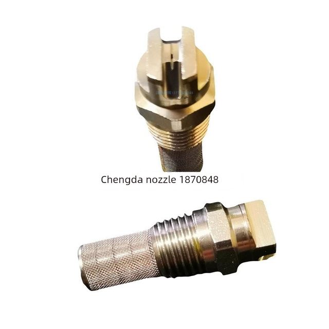 Stainless steel nozzle nozzle nozzle 2-point thread fine atomization small flow rate fan-shaped cleaning belt filter mesh