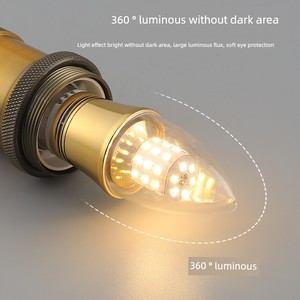 Eight-Nation Lighting Led Candle Bulb E27 E14 Small Screw Base Hotel Household Crystal Lamp Energy-Saving Ultra-Bright T