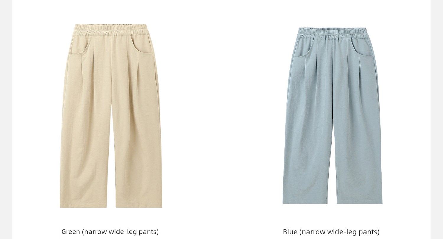 Pudding Haru Children's Clothing Girls' 2.0 Milk Pants 2026 Summer Lightweight Mosquito-Proof Casual Pants Children's Comfortable Long Pants — 35