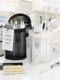 Mesh cylinder pencil bag pen holder stationery bag 2025 new student dual-purpose pencil bag large capacity multi-function transparent can enter the examination room for the college entrance examination special storage bag for three-dimensional simple handheld trumpet