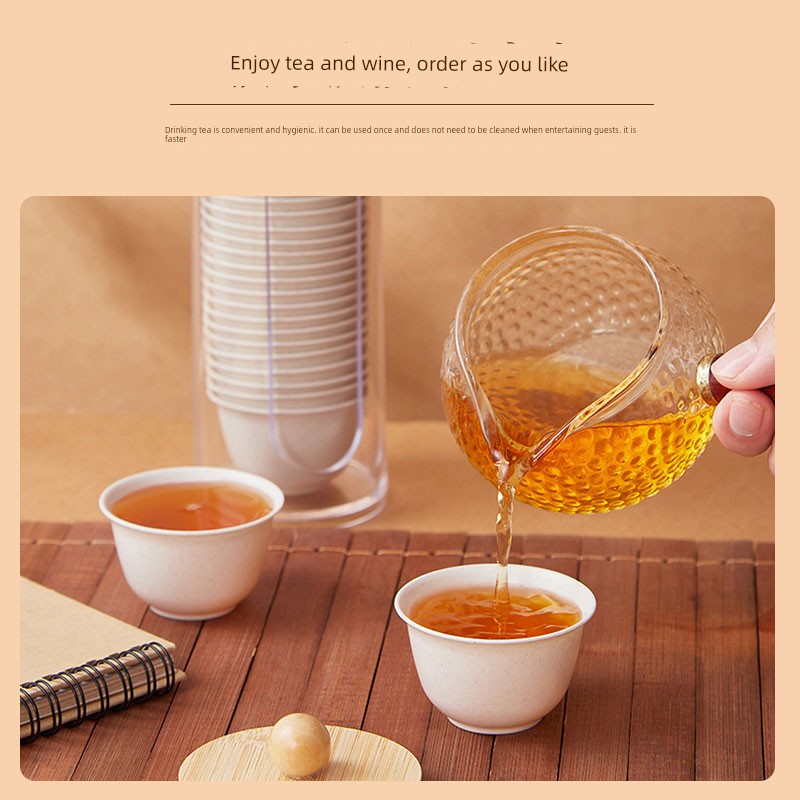 Disposable Storage Rack Small Size Outdoor Kung Fu Tea Cup