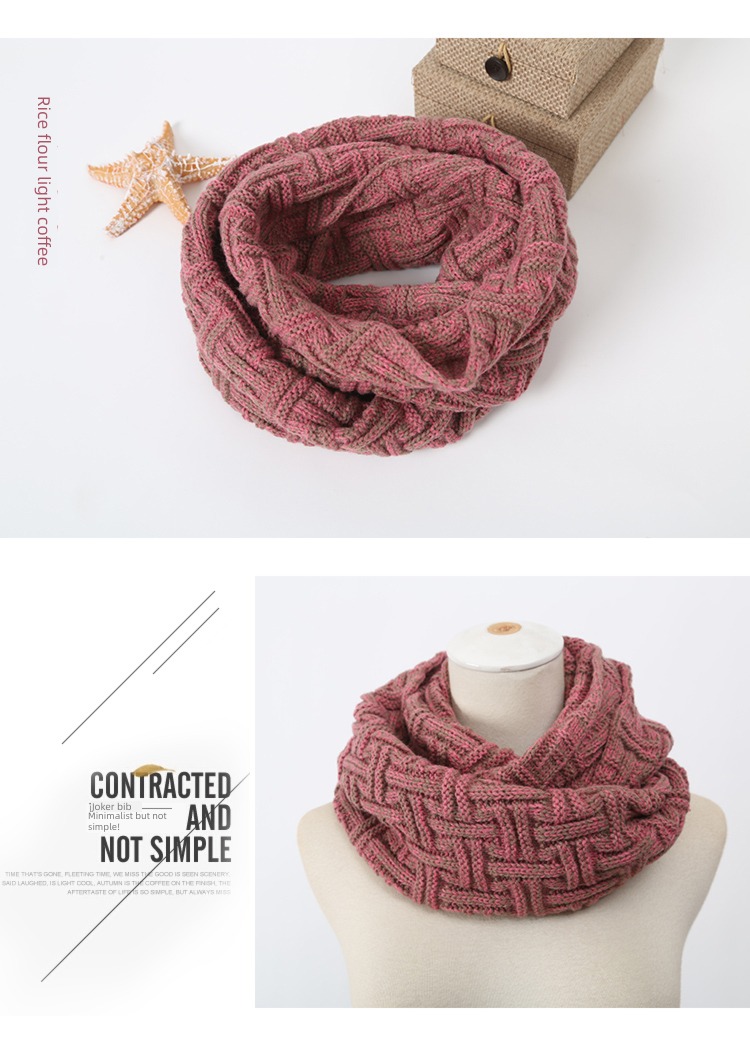 winter Condom female Versatile thickening black Knitting wool