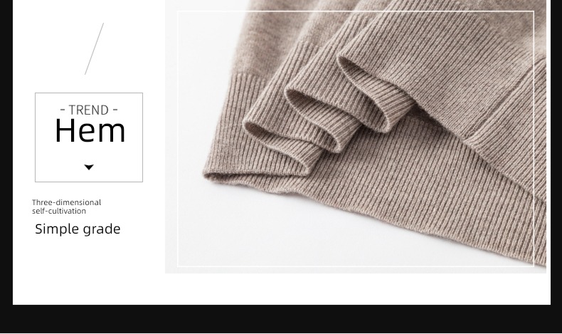 Spring, autumn and winter High collar Solid color Thin money Inner lap cardigan