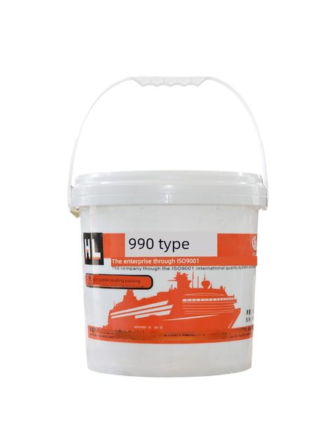 10kg barrel hl990 type inorganic cable sealing filler A60 grade fire-resistant and blocked marine cable through parts