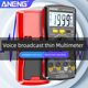 Digital multimeter voice broadcast high-precision electrician special multifunction intelligent anti-burn universal meter automatically shuts down