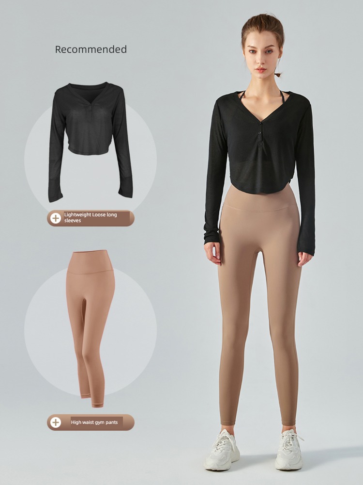 female easy texture Thin money outdoors Long sleeve Quick drying