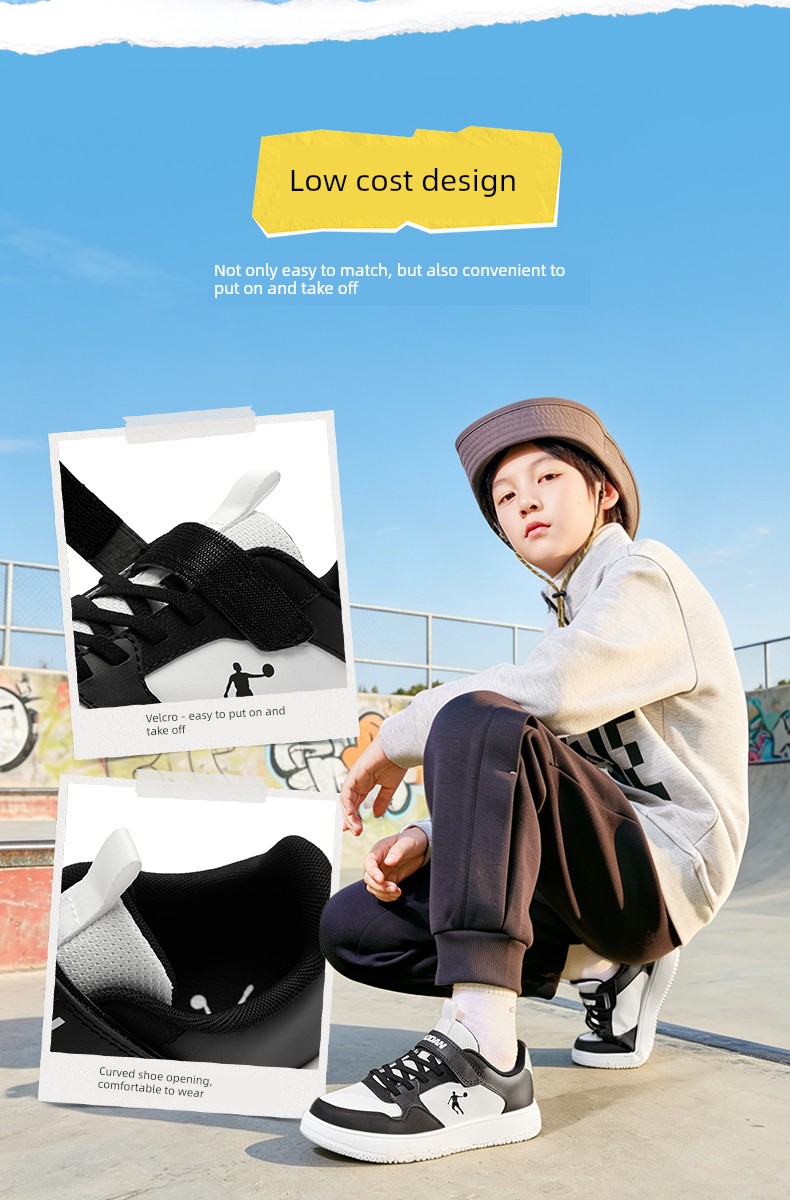 Jordan Kidsren's Shoes, Kidsren's Sneakers, Boys' White Shoes, 2026 Autum New Style, Girls' White Soft-Soled Shoes, Sneakers — 7