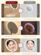 Light luxury high-end LED makeup mirror dormitory home desktop lamp desktop makeup high-definition fill-up mirror with makeup storage