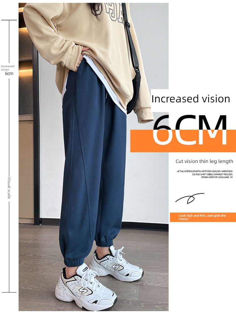 Spring and Autumn Hot money Show thin ins little chap Sports pants