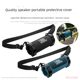 Suitable for JBL Flip6 speaker silicone protective cover Kaleidoscope 6 generation portable shoulder bag Flip6 audio silicone soft shell cover portable storage bag bicycle strap fixed storage bracket