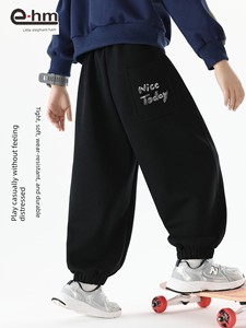 Little Elephant Ham Children's Clothing Boys' Sports Pants Kids' Long Pants Casual Pants for Older Children 2026 Autumn
