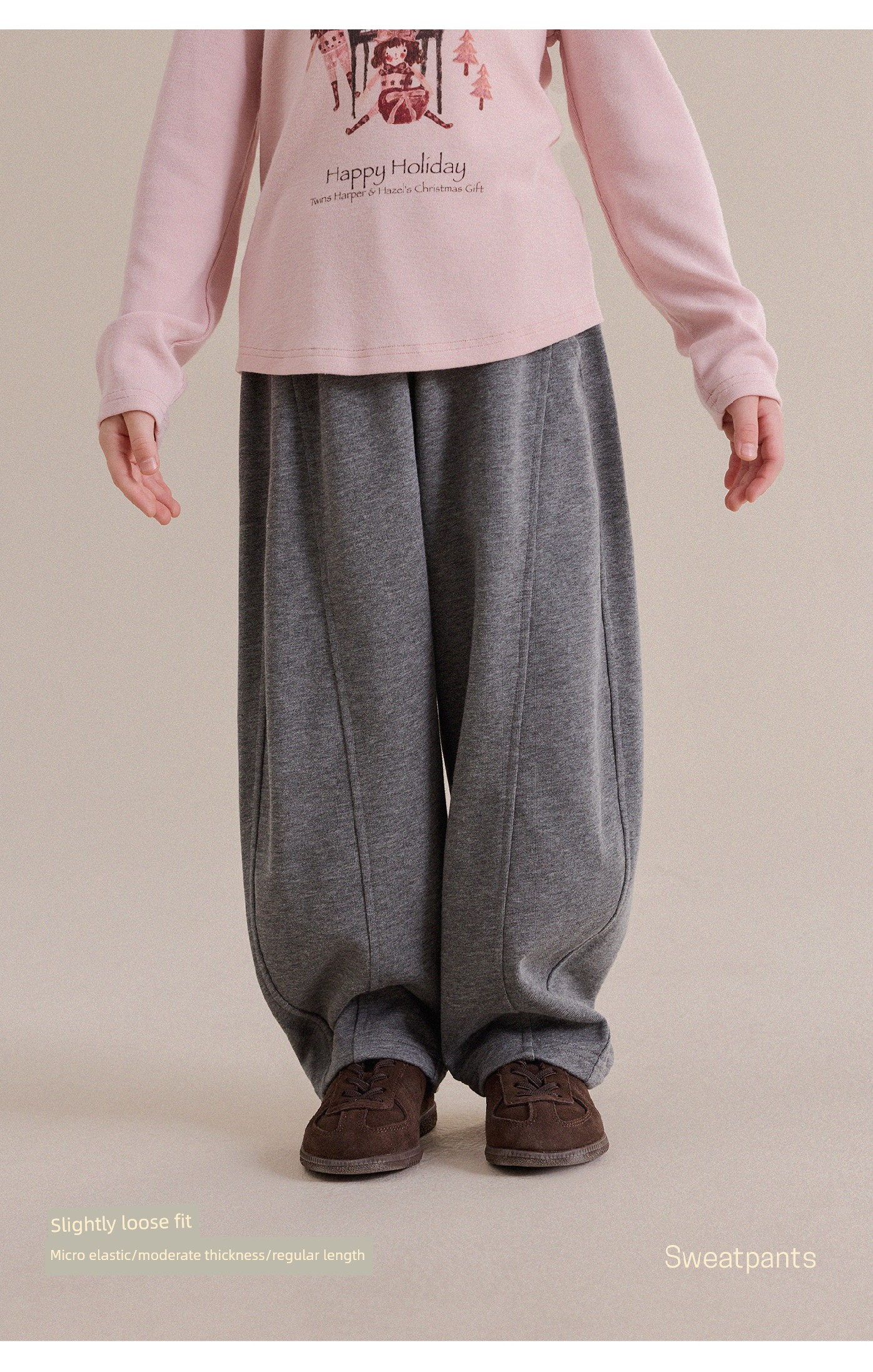 Baby's New Autumn Versatile Casual Pants, Yunerma Girls' 2026 Fashionable Sports Pants, Children's Stylish Curved Pants — 7