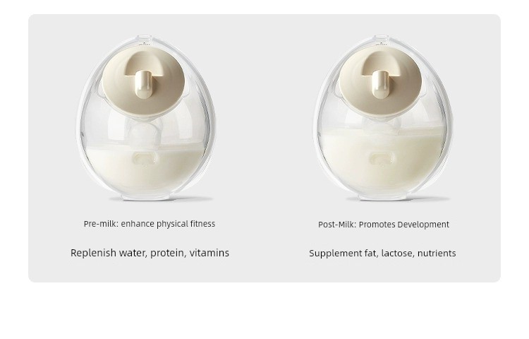 Little White Bear Hands-Free Double Electric Breast Pump, Fully Automatic, Portable, with Shell Storage Bag Accessories, Infinite Adjustable Neck Strap — 10