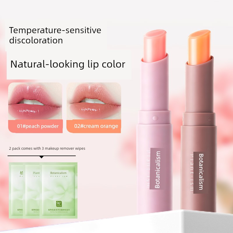 Botanical Color-Changing Lip Balm, Light-Colored Lipstick, Can Be Used to Moisturize and Soften Lip Lines, Prevent Dryness, and Protect Lips during — 4