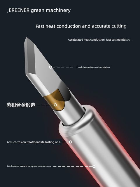 Green forest electric cutting knife foam plastic hot cutter acrylic plate cutting tool drilling kt plate cutting tool