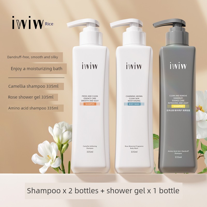 Iwiw Plant-Derived Camellia Shampoo Anti-Dandruff Oil Control Shower Gel Conditioner Fragrant and Fluffy A8 — 4