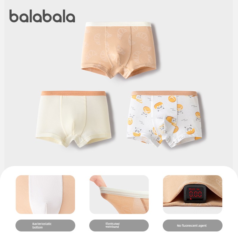 Balabala without Pp 3 Pairs/pack Children's Underwear — 7