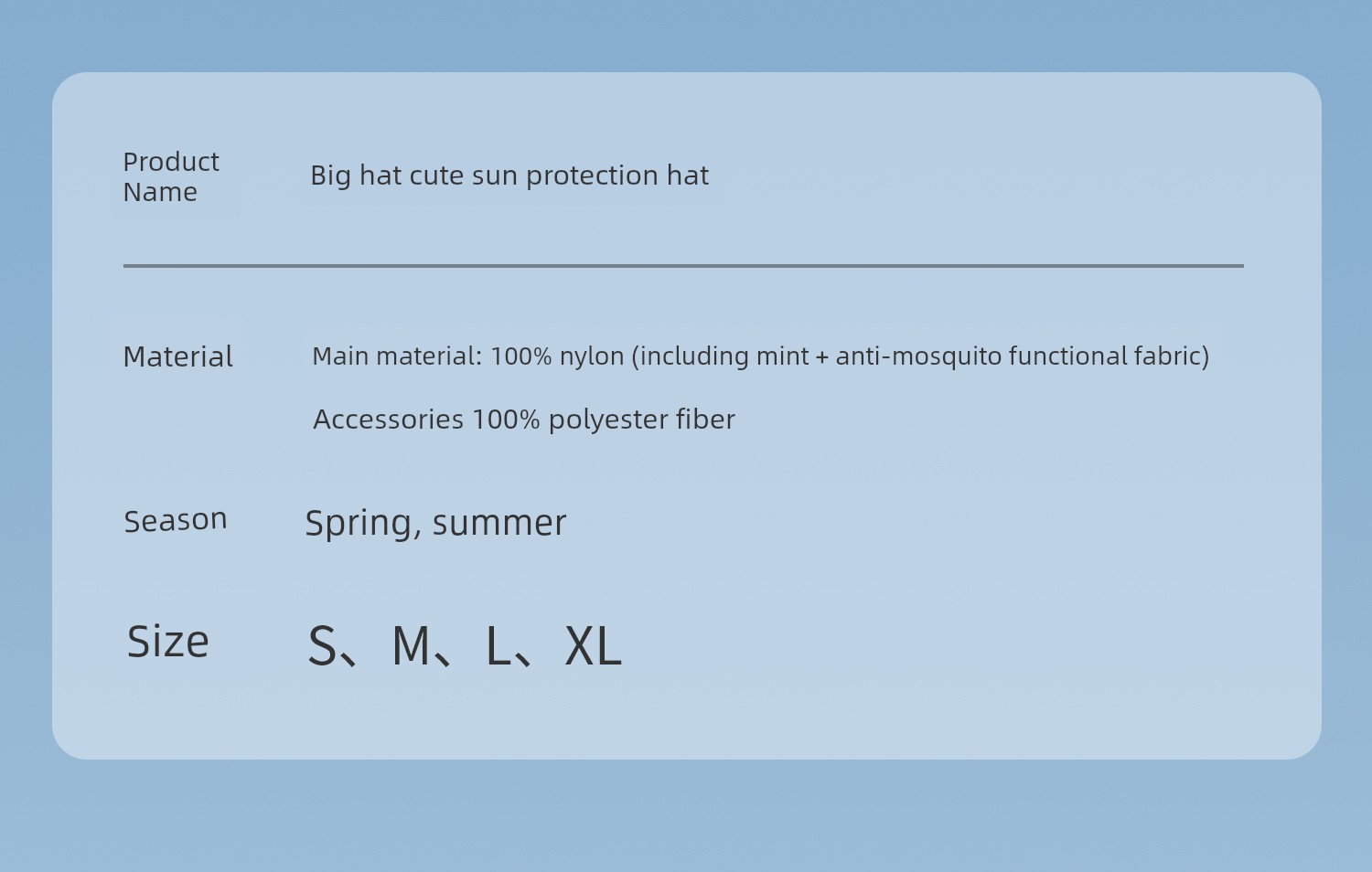 Kechao Kidsren's Sun Protection Hat Spring and Summer Uv Protection Baby Sunshade Hat for Boys and Girls with Large Brim — 43