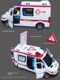 Alloy ambulance children's toys 120 ambulance large size simulated fire police car car model girl boy