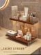Cosmetic storage box acrylic dressing table skin care rack storage rack desktop high-end transparent lipstick rack