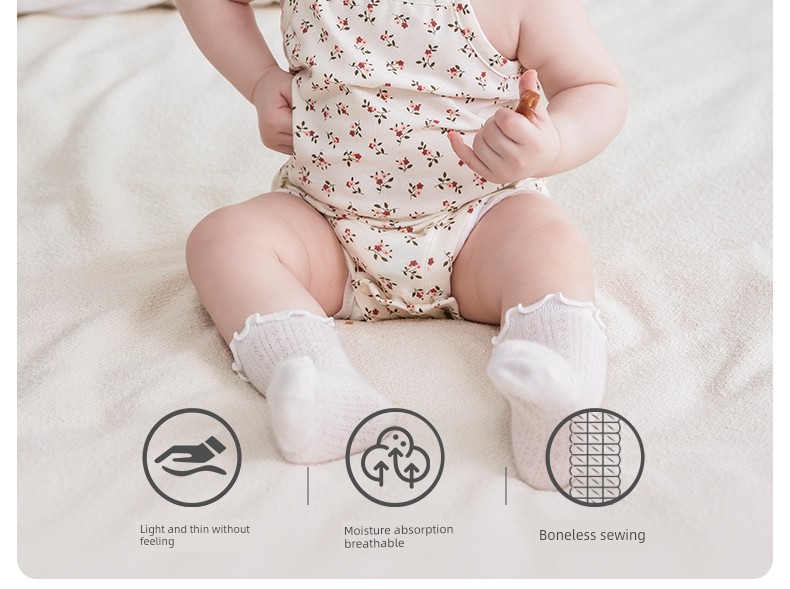 Baby Girl Onesie Summer Infant Vest Sling — 4