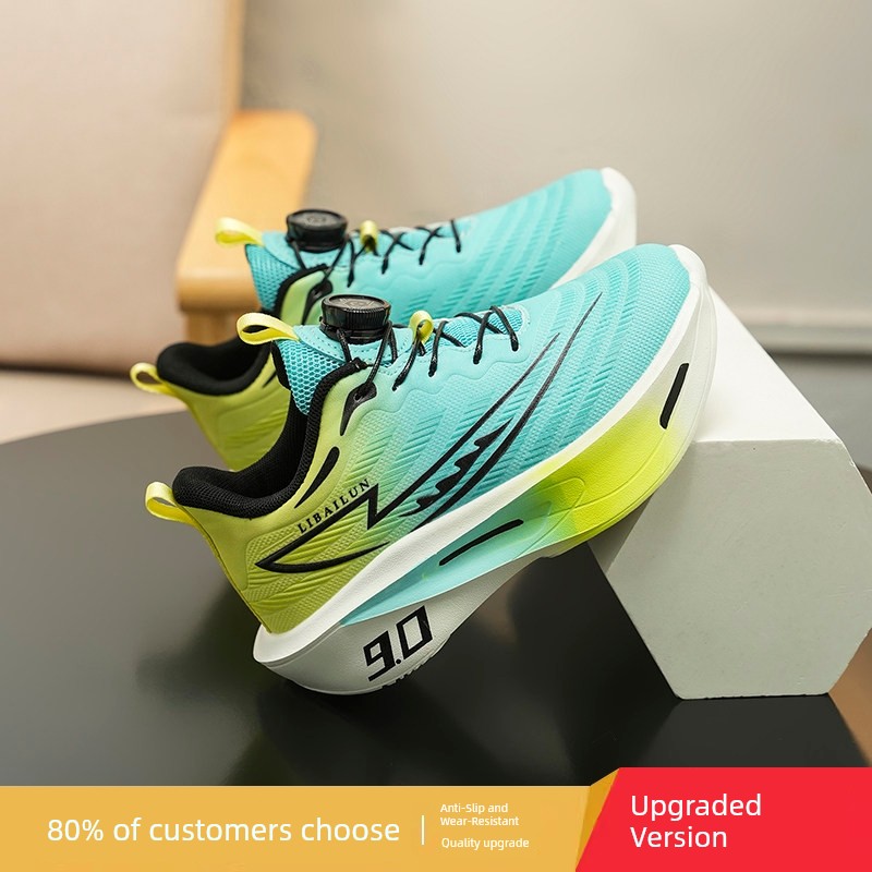 Azta Popular Boys' Shoes 2026 Spring and Autumn New Models for Older Children, Soft-Soled, Non-Slip, Running, Mesh, Breathable Sports Shoes — 7